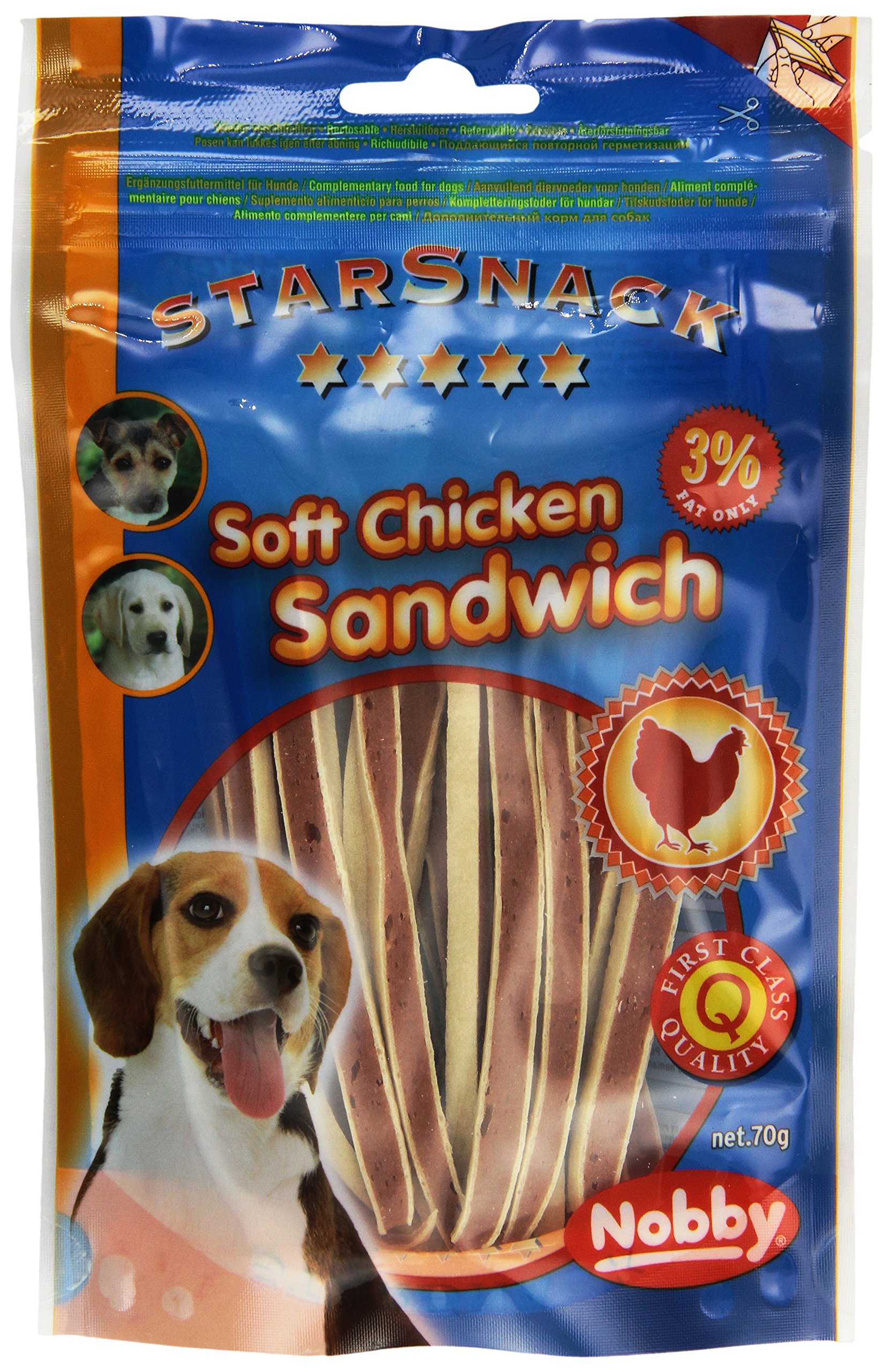 Nobby Star Snack Soft Chicken Sandwich