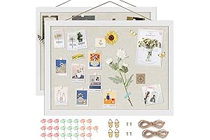 2-Pack Small Cork Boards Bulletin Board Set, 16.7" x 11", Perfect Wall...
