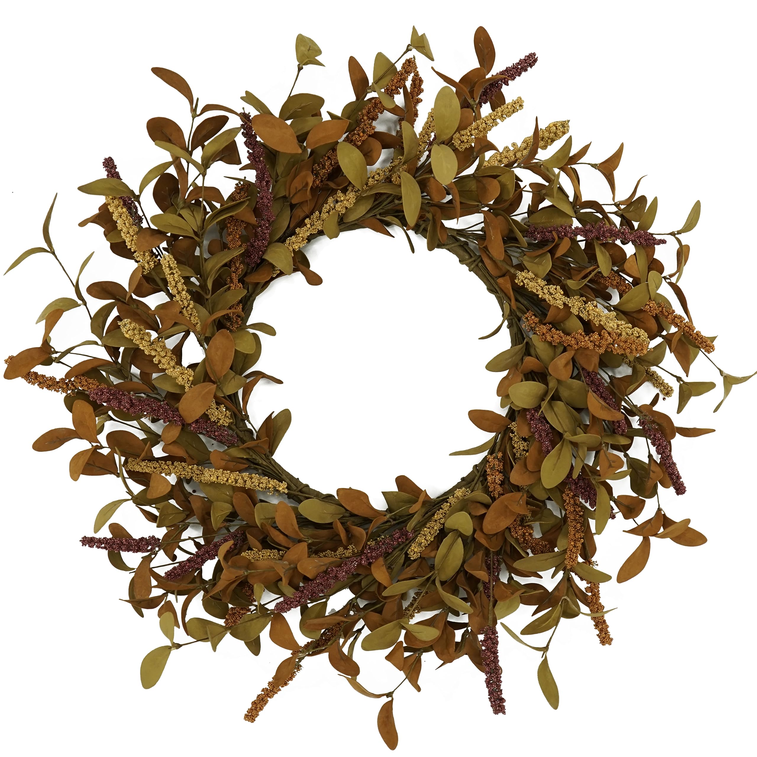 WreathDream 20 inch Fall Wreath with Eucalyptus