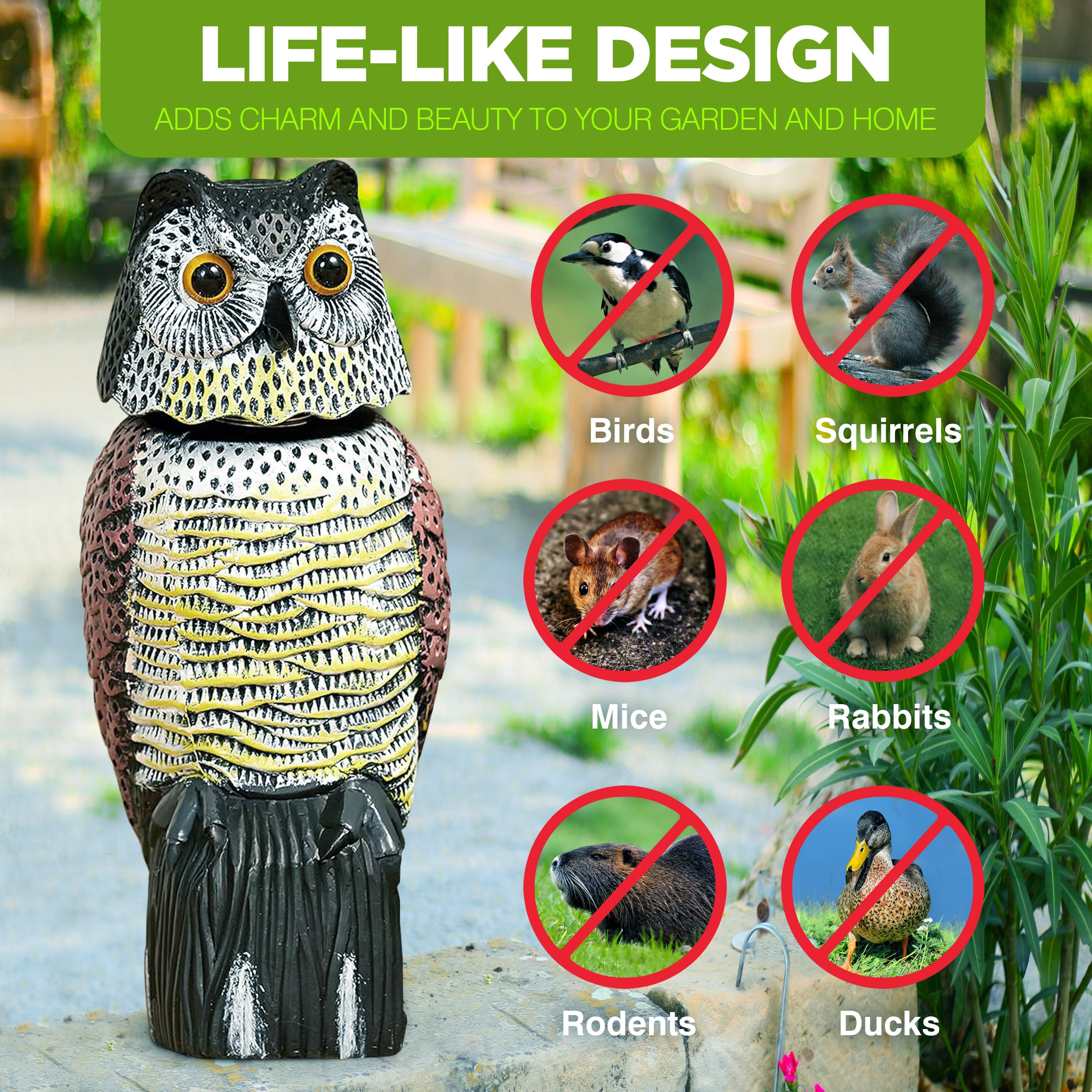 ISOTRONIC Pigeon Deterrent/Pigeon Repellent and Pigeon Deterrent Made of Recycled Plastic - Image 2