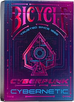 Bicycle Cyberpunk Cybernetic Premium Playing Cards, 1 Deck