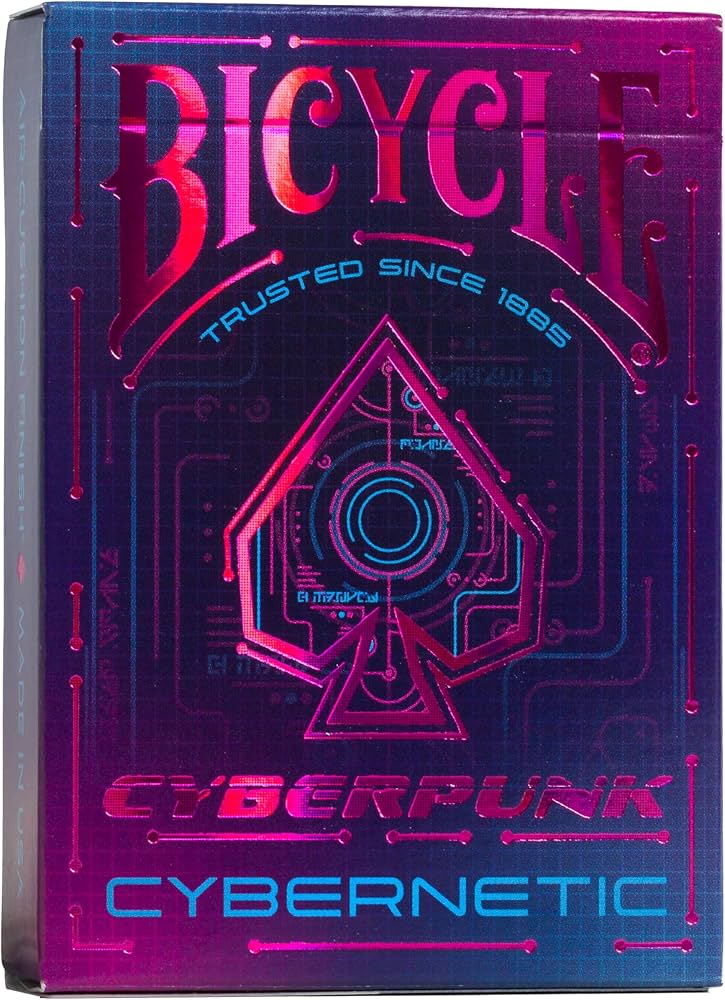 Amazon.com: Bicycle Cyberpunk Cybernetic Premium Playing Cards, 1