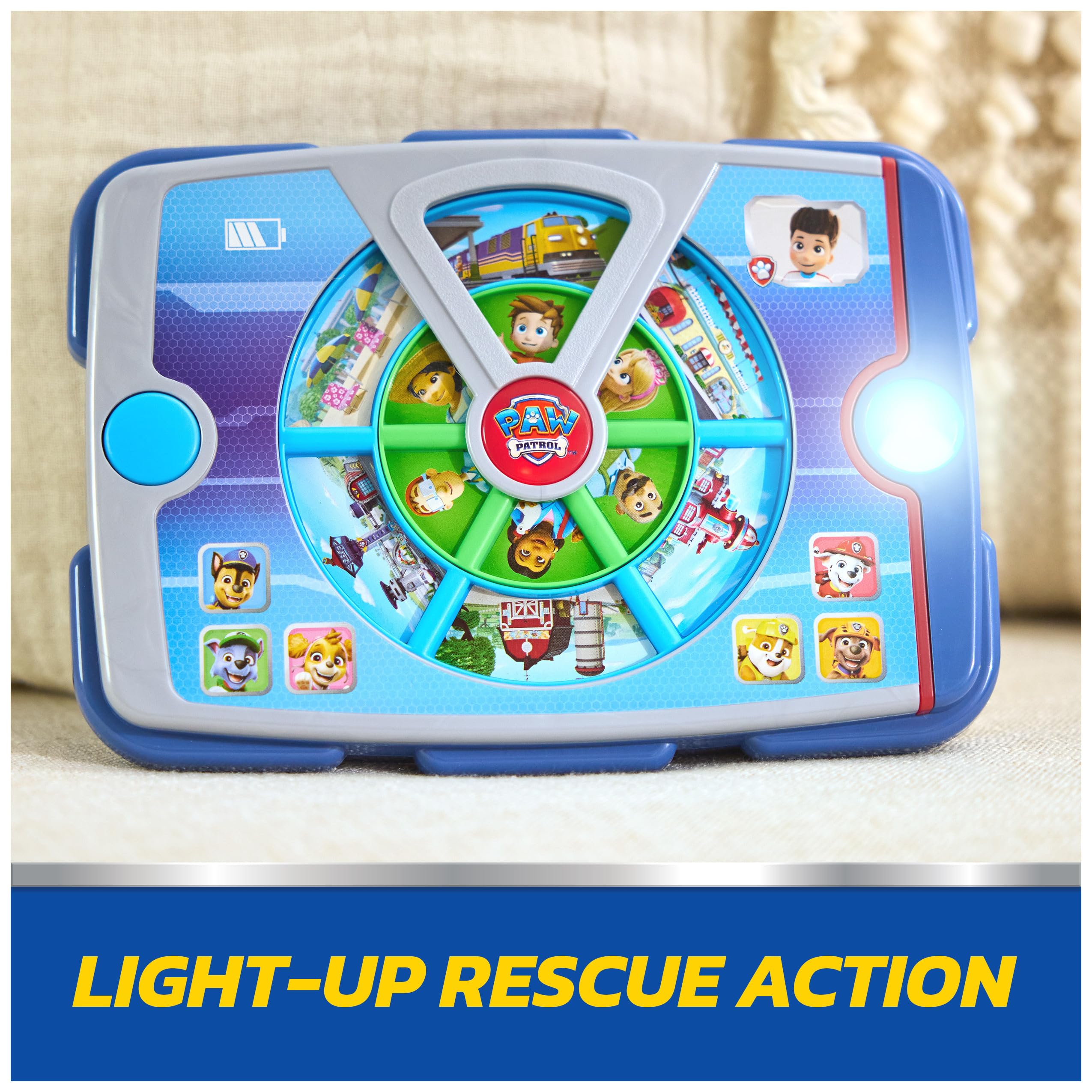 PAW Patrol Academy Rescue Mission Pup Pad, Interactive Toy with Lights, Sounds & Music, Pretend Play Kids Toys for Boys & Girls Ages 3 and Up