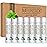 Naturistick Premium Beeswax Lip Balm for Dry, Chapped Lips | 100% Natural Lip Care | Coconut Oil, Shea Butter, Aloe Vera | Moisturizing, Chemical-Free Chapstick | 7 Pack Green Tea Scent | Made in USA