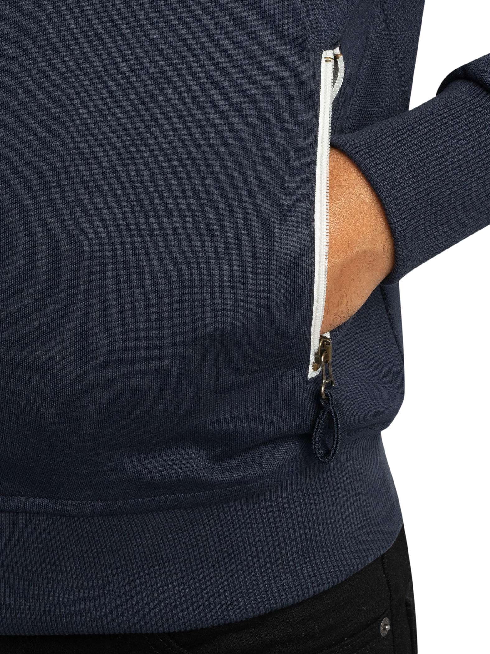 Trojan Herren Trainingsjacke Mit Retro-Streifen, Powder
