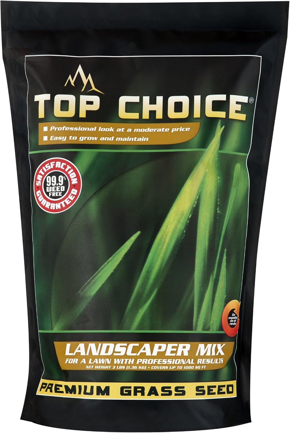 Top Choice 100314 Landscaper 1 Grass Seed Bag, 3Pound