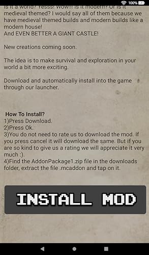 Medieval House Mod for MCPE