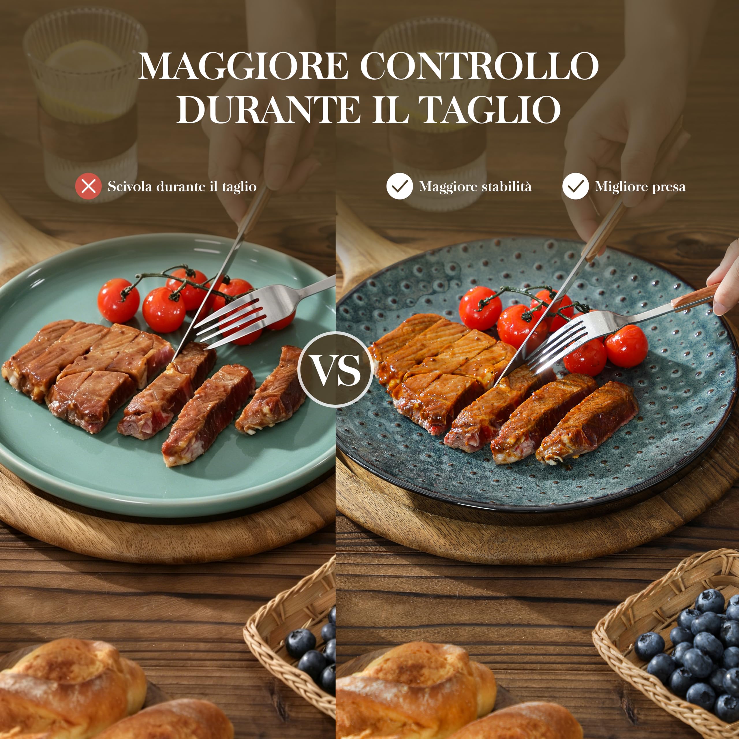 MALACASA Set di stoviglie da 12 pezzi, moderni set di piatti e ciotole, set di piatti verdi per 4 persone, piatti piani da cucina, set di stoviglie in ceramica per forno a microonde e lavastoviglie