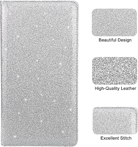 Miniatura 12 de Soporte para registro y seguro de automóvil, soporte de cuero prémium para seguro y registro, organizador de automóvil con cierre magnético