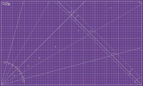 Vista 22 de Elan Tapete de corte A2 rosa y morado, tapete de corte autorreparable de 18 x 24 pulgadas, tabla de manualidades de 5 capas rosa, tabla