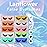 Lanflower Lashes False Eyelashes Natural Look 3D Faux Mink Eyelashes Pack 10 Styles Russian Strip Lashes