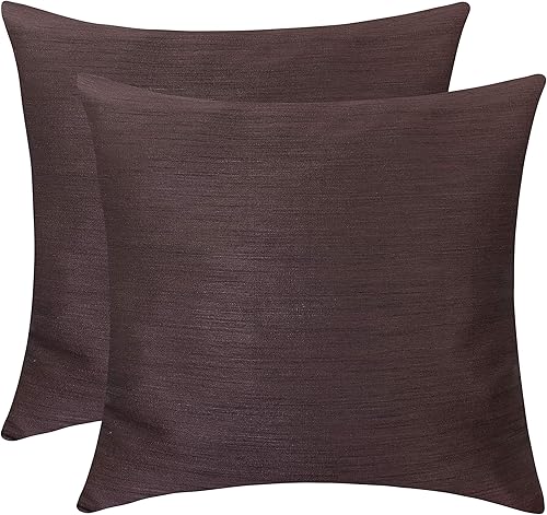 The White Petals Fundas de almohada lumbar verde esmeralda, lujosas, elegantes y decorativas (seda cruda sintética, 12 x 16 pulgadas, paquete de 2)