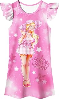 Girls 2023 Movie Nightgowns Girls Pajamas Nightdress Nightie for Toddler Girls 4-12Y