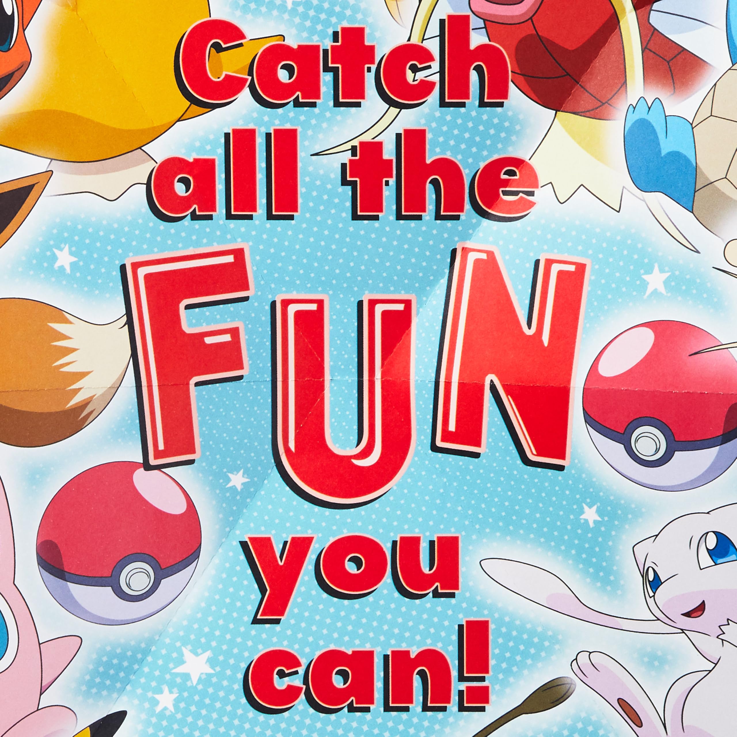 Hallmark Pokémon Birthday Card for Kids (Catch All The Fun You Can!) : Office Products