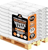 Vista 25 de Xpose Safety Lona protectora de polietileno plateado resistente de 5 x 7 pies - Funda protectora multiusos - Duradera, resistente al agua