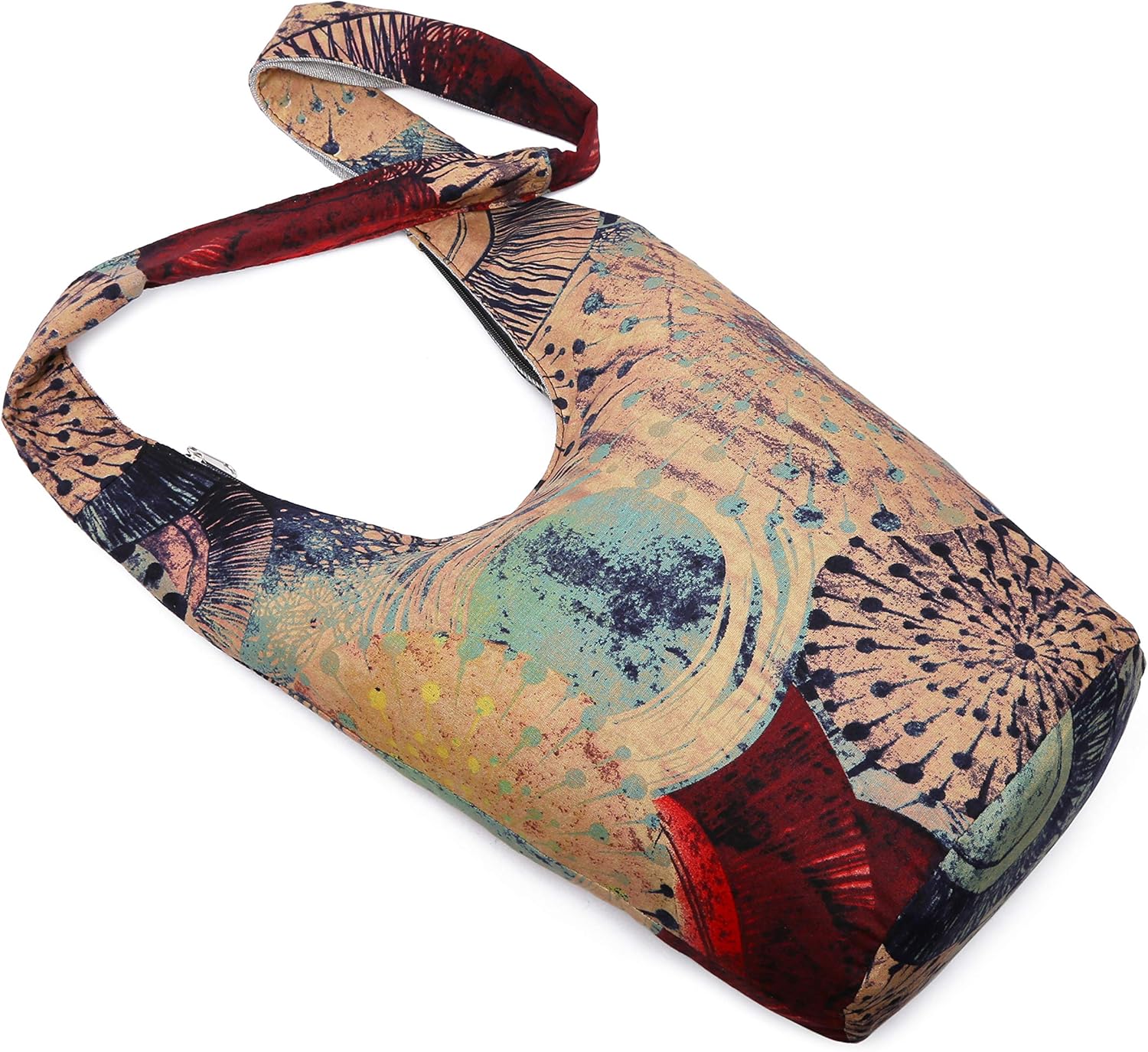 Women Shoulder Handbags Fashion canvas Hippie Crossbody Bags Bohemian Animal Prints Hobo Bags - Image 3