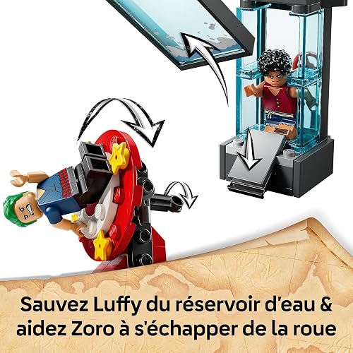 LEGO ONE PIECE Buggy the Clown's Circus Tent - Interactive Toy with 4 Minifigures incl. Luffy, Nami & Zoro, plus 2 Wanted Posters - Anime Gift for 8+ Year Old Boys, Girls & Fans - 75637 - 4