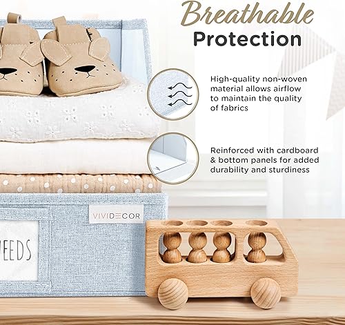 Miniatura 3 de Contenedores de almacenamiento trapezoidales, organizador y cestas de almacenamiento de tela, cajas organizadoras plegables para toallas, ropa de