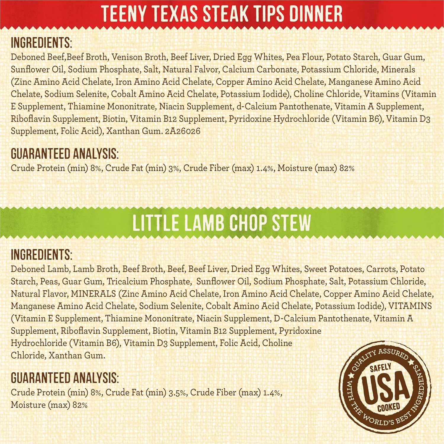 Merrick Lil’ Plates Grain Free Small Breed Wet Dog Food Bundle Pack, 2 Flavors (Teeny Texas Steak Tips Dinner, Little Lamb Chop Stew)