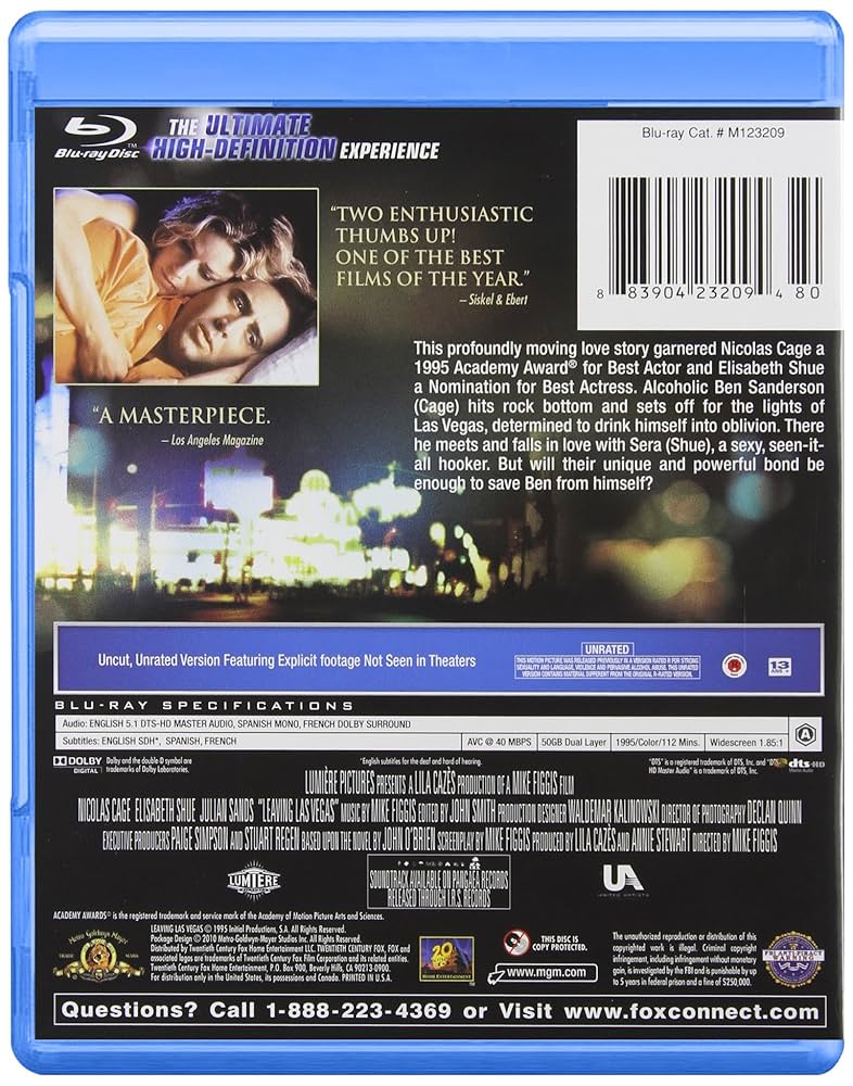 リービング・ラスベガス [Blu-ray] Amazon.com: リービング・ラスベガス [Blu-ray] : LEAVING LAS