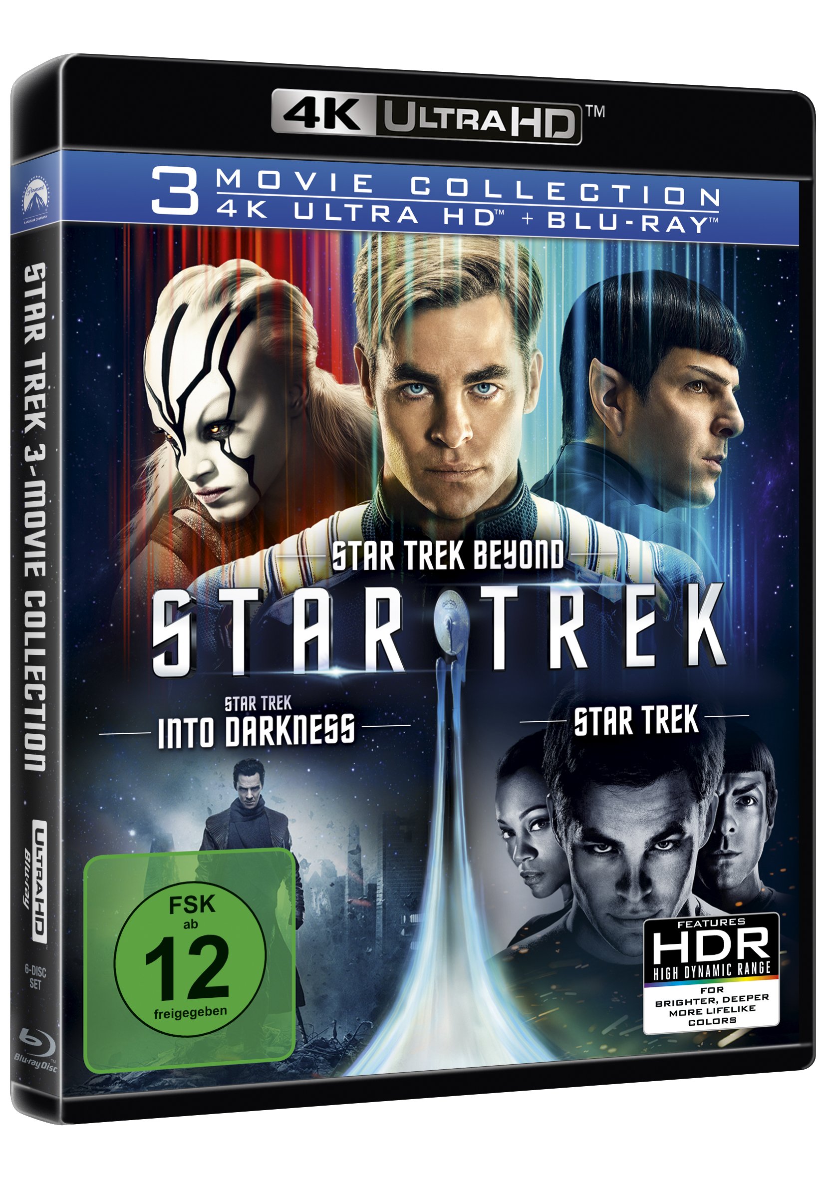 Star Trek - 3-Movie Collection (4K Ultra-HD) (3 Blu-ray 4K) (+ 3 Blu-ray 2D)