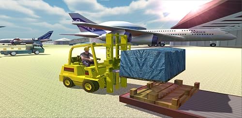 Airport Forklift Driving Heavy Machinery Sim 3D - Thumbnail 6