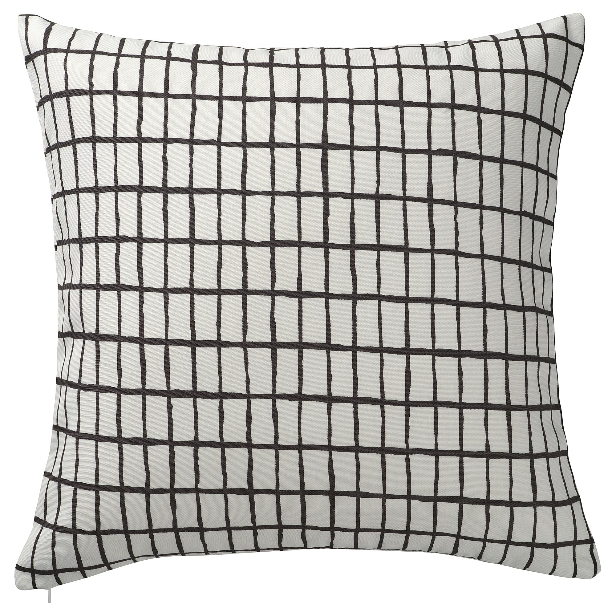 Housse de coussin chic MÄSTERROT ProTuning blanc et noir en tissu durable 50x50