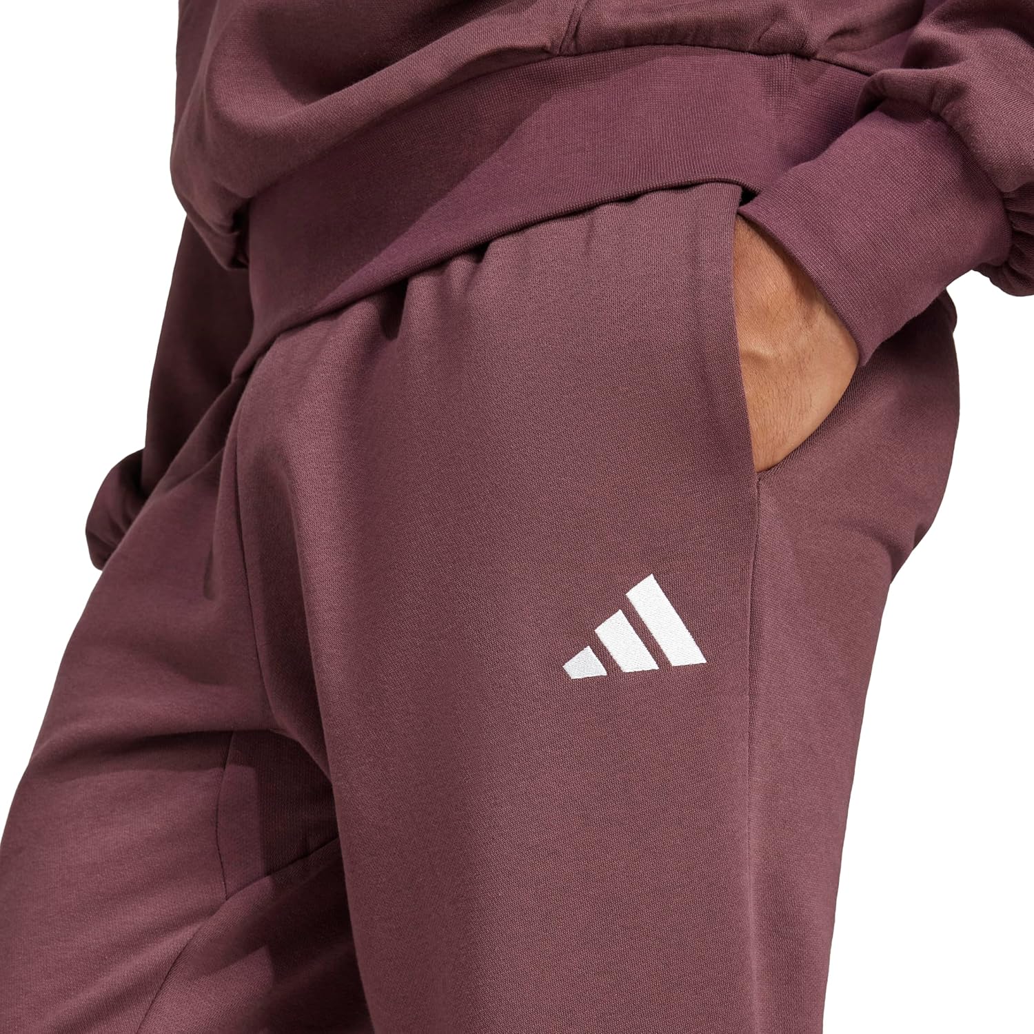 adidas Mens Essentials Feel Cozy Fleece Pants - Image 4