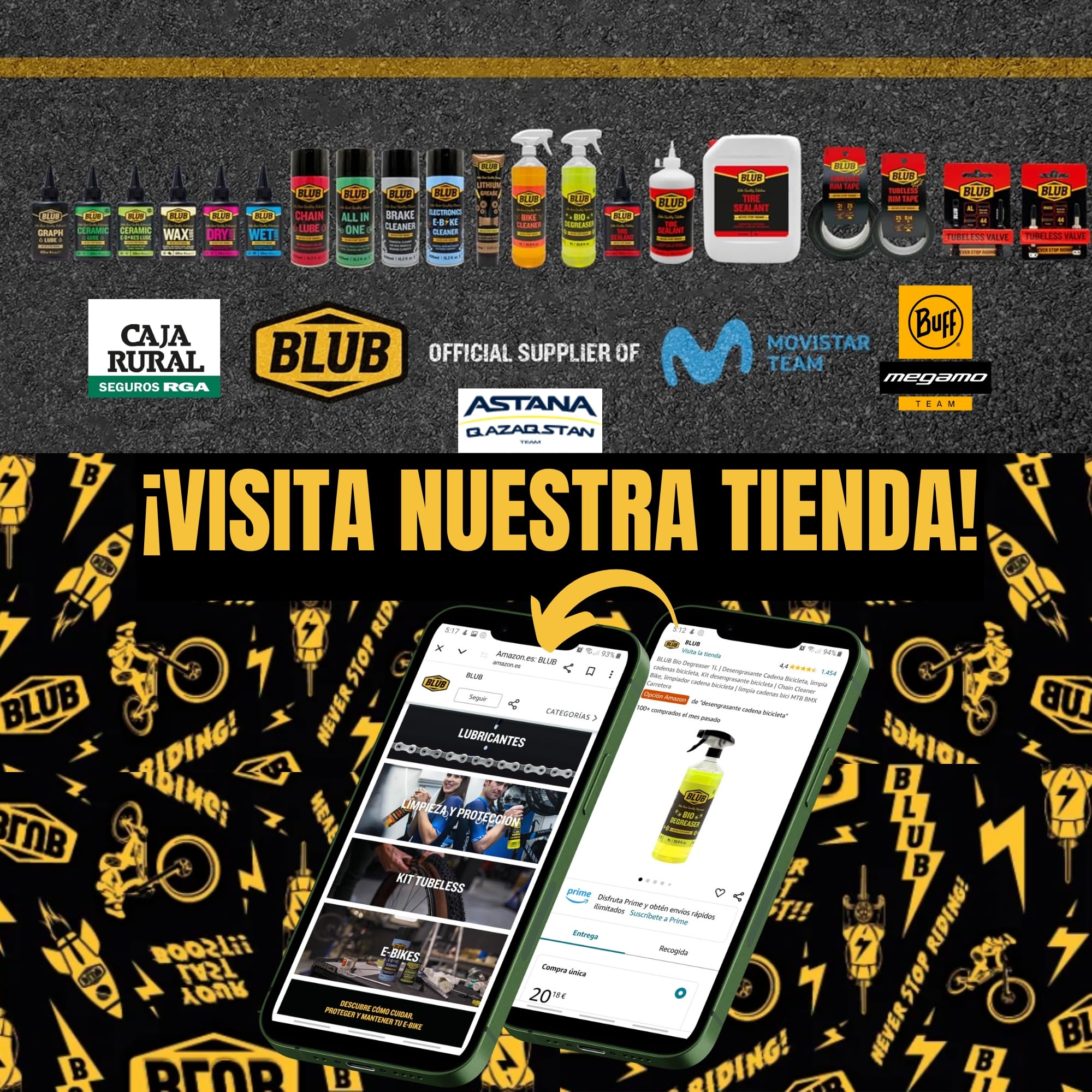 BLUB Grip Carbon Grease - Grasa carbono bicicleta para montaje de componentes | Grasa montaje bicicleta para piezas de carbono y aluminio | Reduce ruidos y evita corrosión