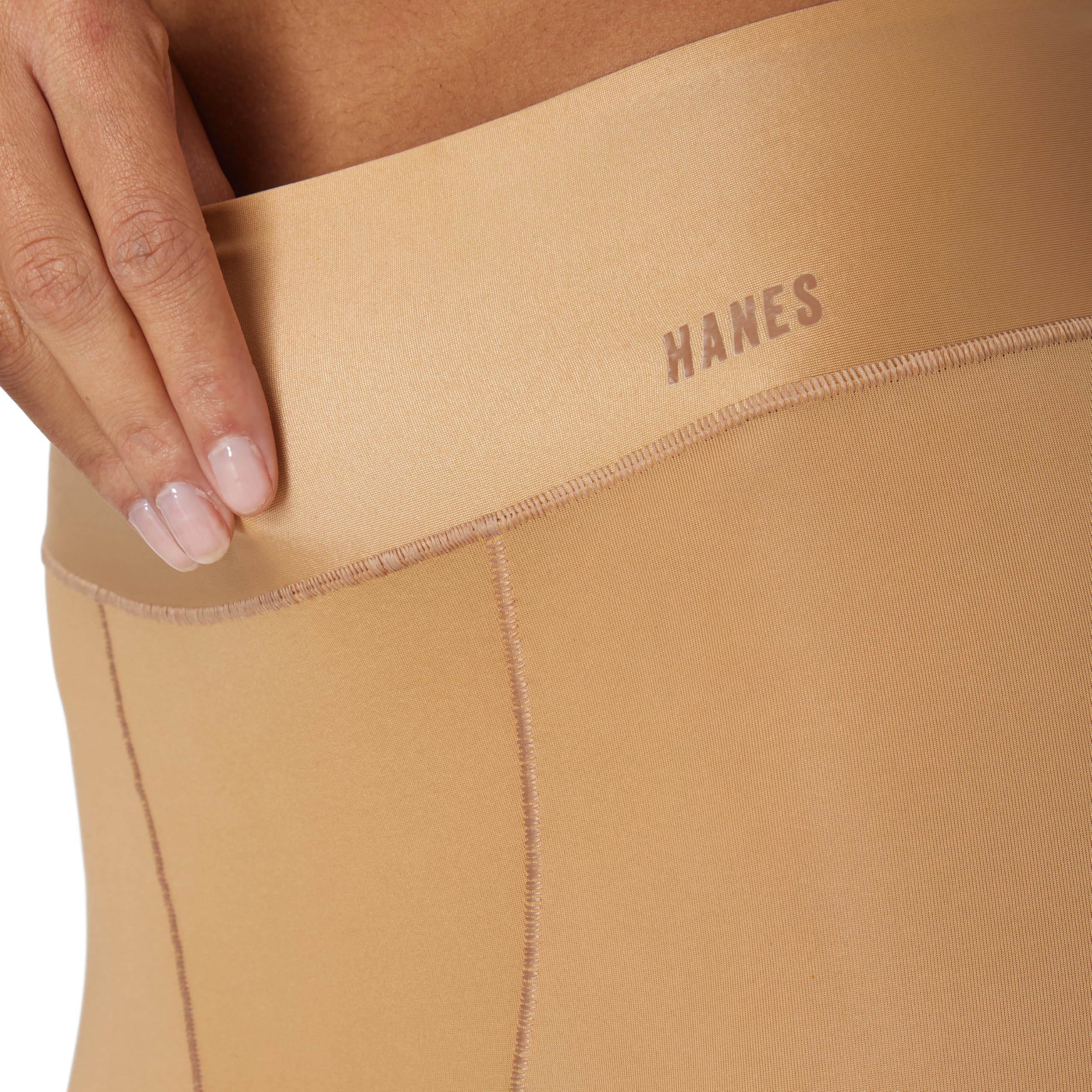 Hanes Figi damskie, Ciepły migdał/ciepły migdał, XL