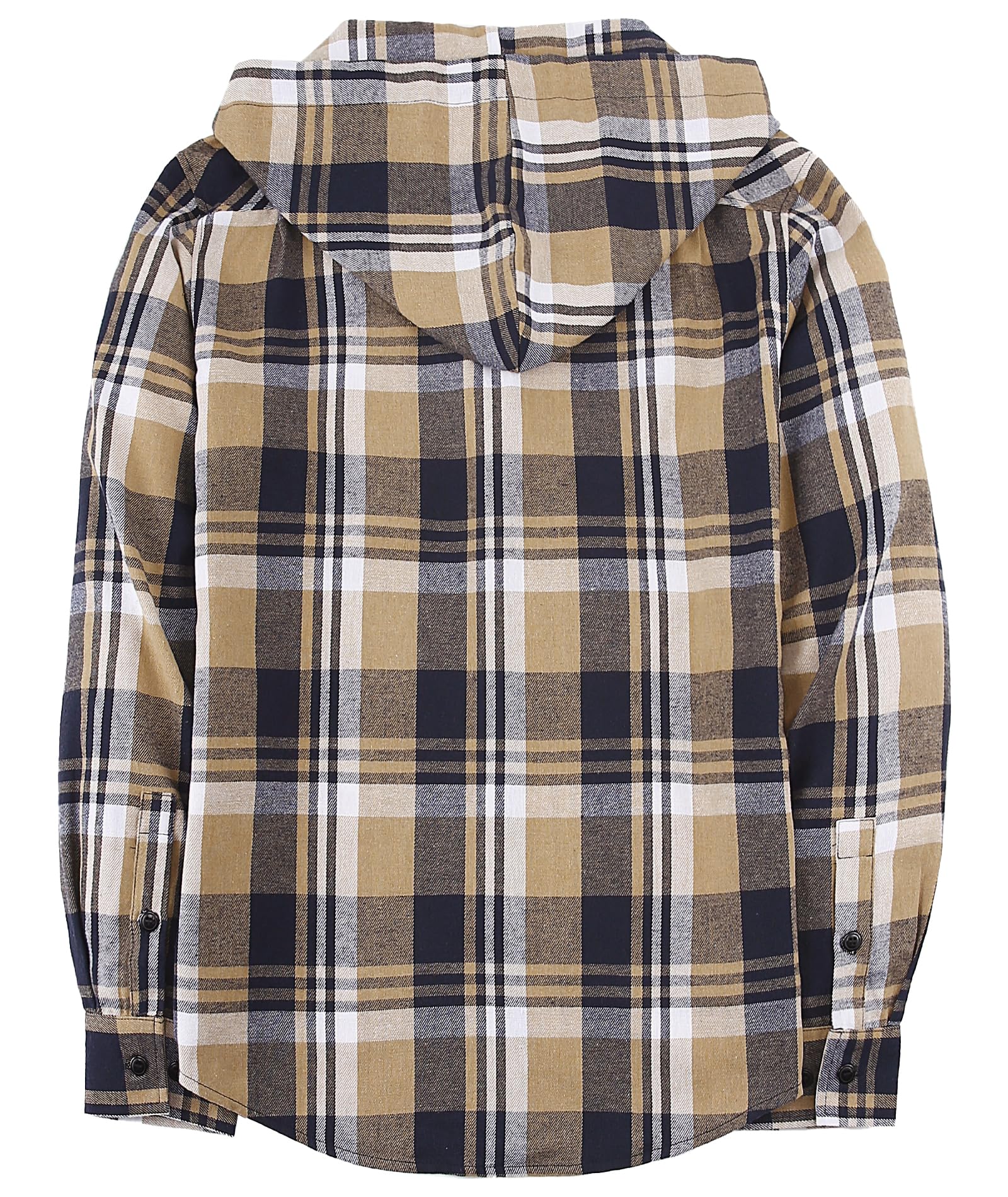 SwissWell Camicia Uomo Flanella Camicia Quadri con Cappuccio Uomo Manica Lunga Casual Felpe