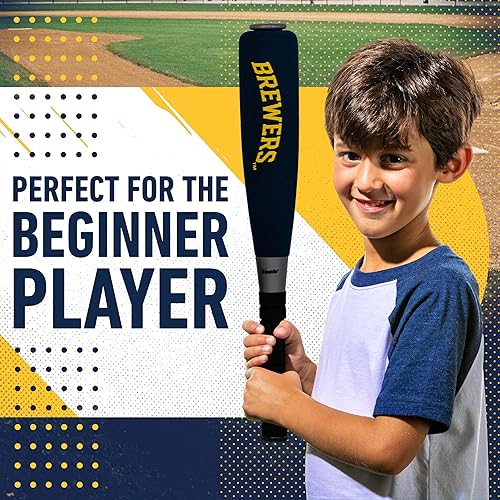 Miniatura 136 de Franklin Sports MLB Bate de béisbol de espuma jumbo + juegos de pelotas, bates de béisbol de espuma de gran tamaño para niños + pelotas de béisbol