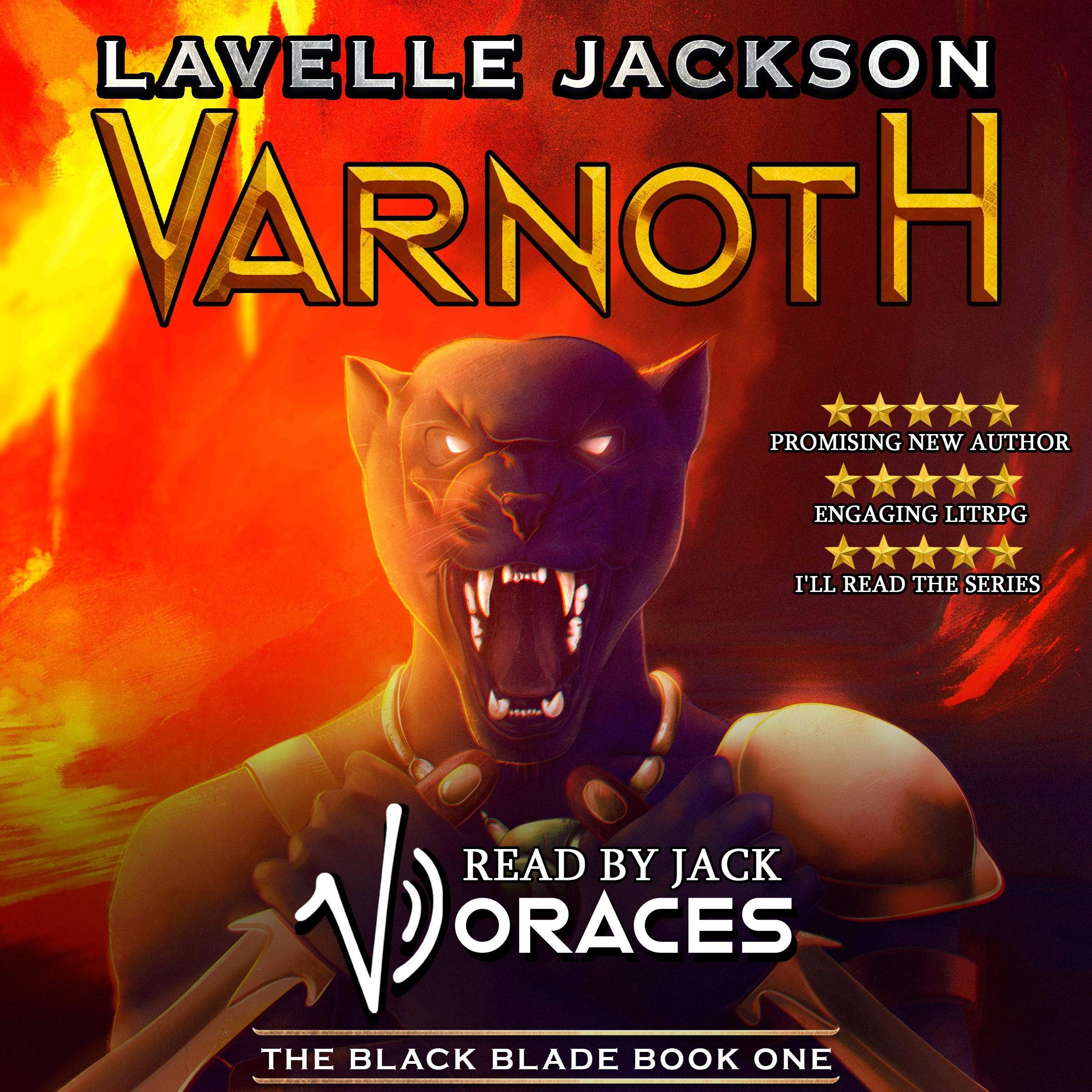 Cover art for Varnoth: A LitRPG Story (The Black Blade, Book 1)