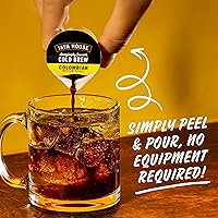 Vista 3 de Cápsulas de café de preparación fría de una sola porción Java House Concentrado líquido premium 100% arábica Tostado colombiano suave y audaz 12