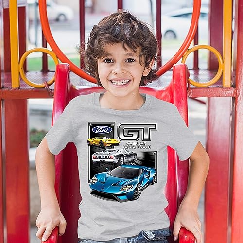 Miniatura 4 de Ford GT American Horse Power - Camiseta deportiva para niños, con licencia de coche de carreras