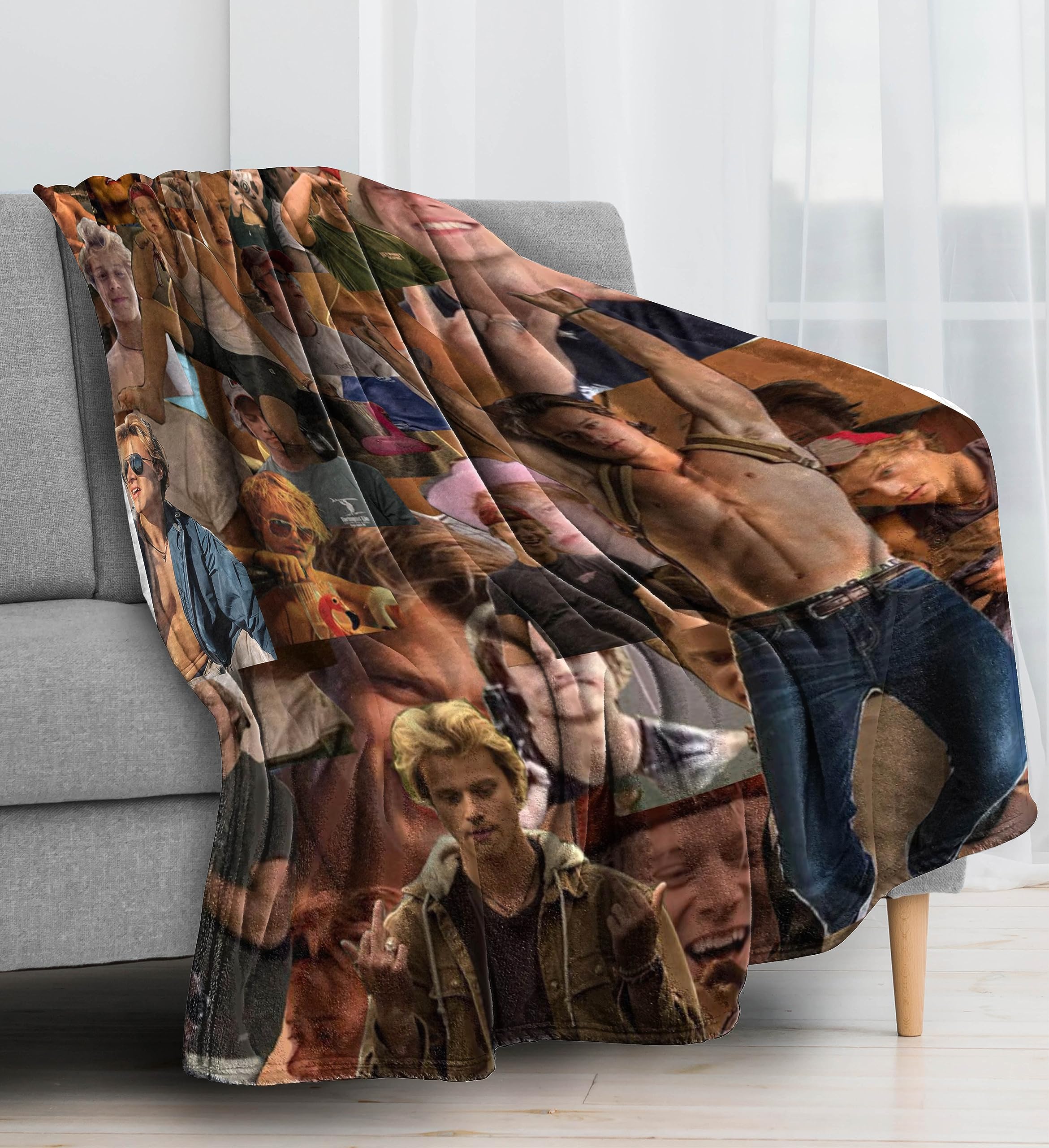 Rudy Pankow Blanket Super Soft and Warm Flannel JJ Maybank