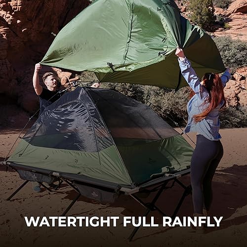 Miniatura 4 de TETON Sports Tienda rápida Vista tienda de campaña para acampar y mochilero fácil instalación instantánea clip de lluvia incluido
