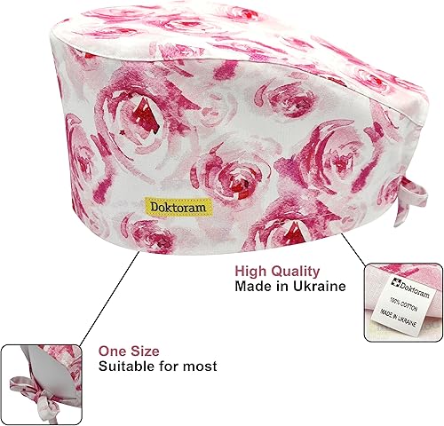 Miniatura 3 de Print Scrub Caps - Sombrero perfecto para enfermeras, médicos y EMTs..