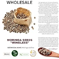 Vista 8 de Semillas de moringa de 2 libras KERNEL sin cáscara limpias, 100% naturales, crudas superalimentos nutricionales, ricas en vitaminas, semillas