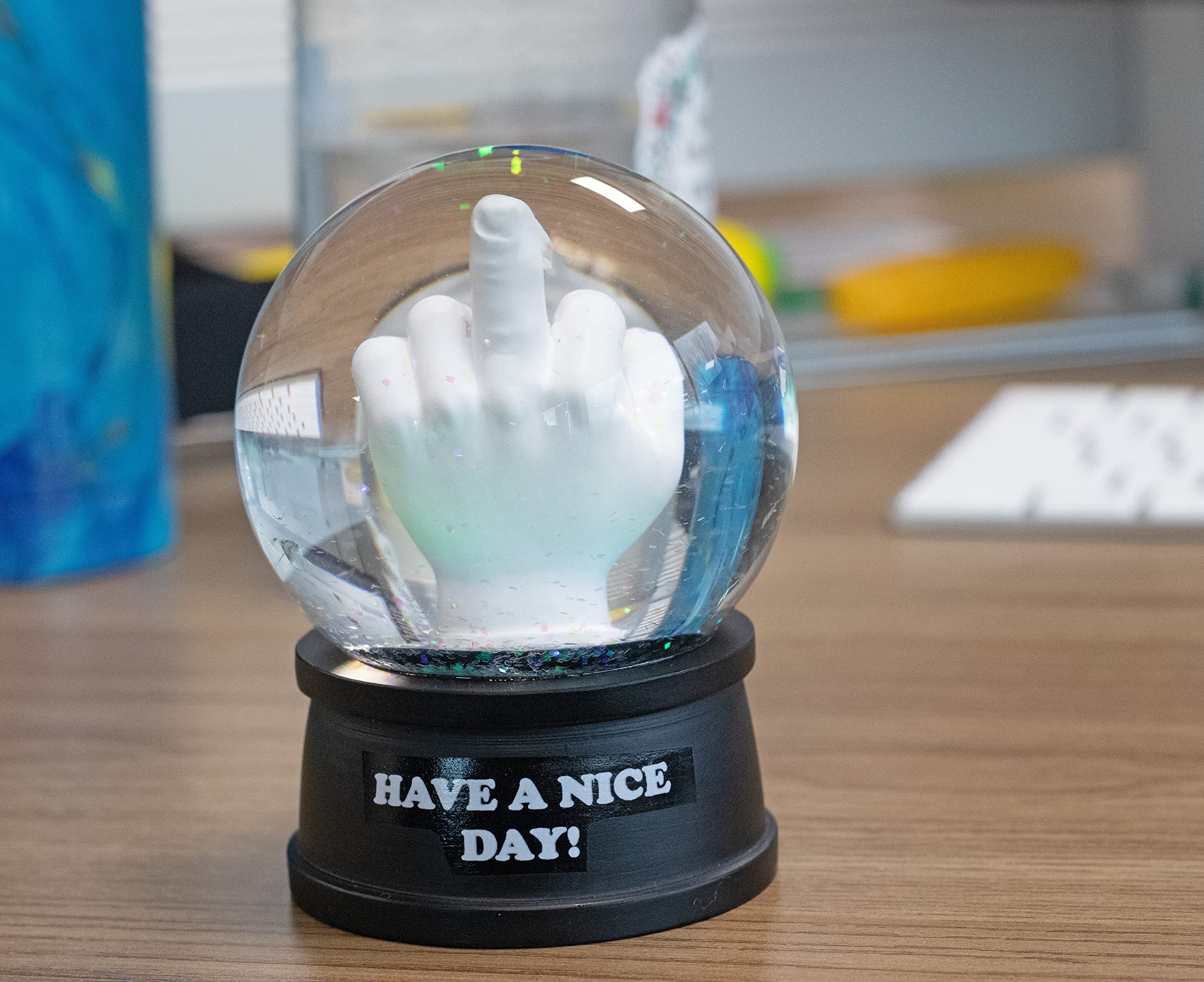 Amazon.co.jp: Kwirkworks Have a Nice Day スノードーム