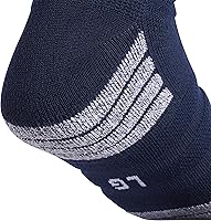 Vista 21 de adidas Calcetines unisex Creator 365 de baloncesto (1 par), Negro - Azul rey colegiado/blanco
