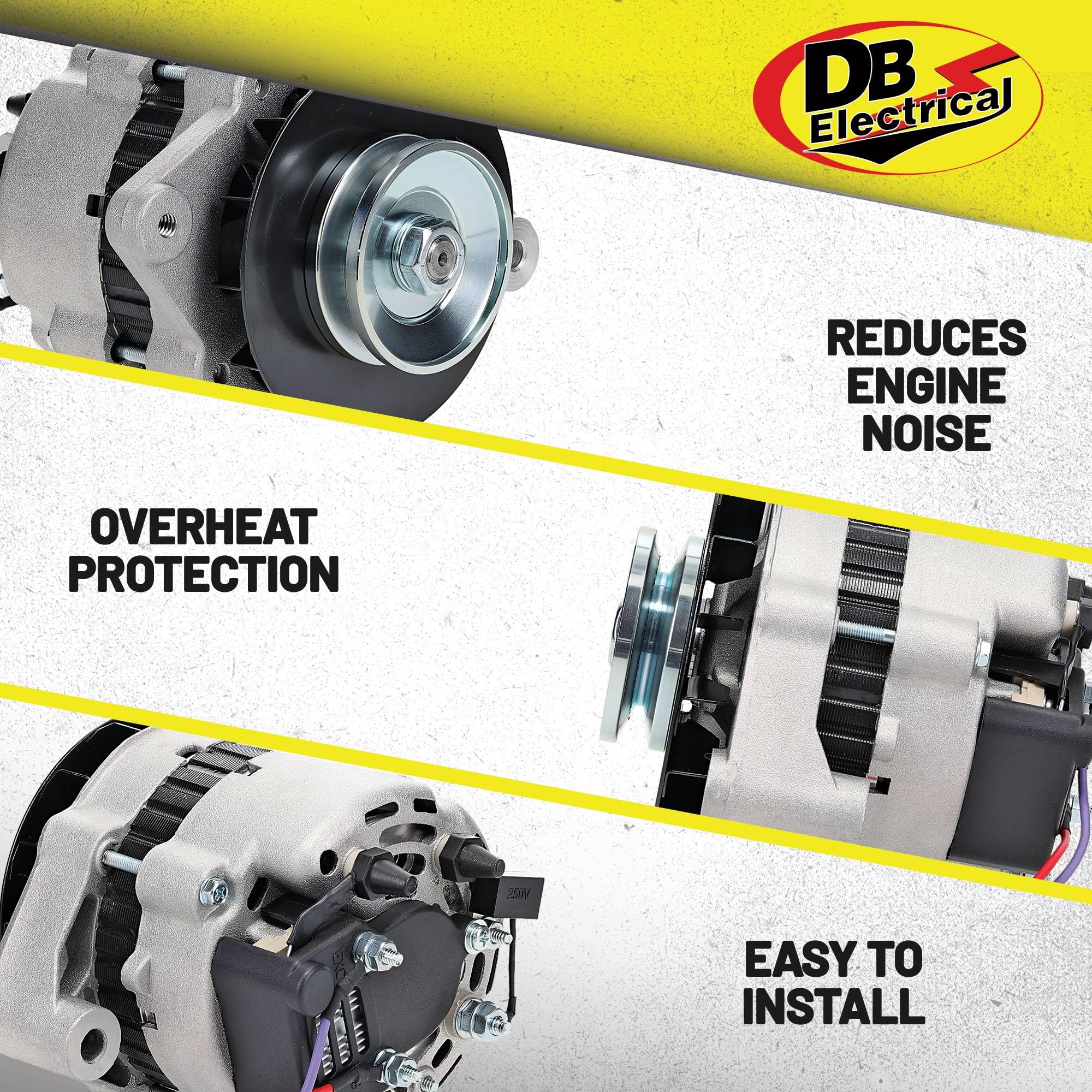 Db Electrical AMN0002 Mercruiser Omc Volvo Marine Mando Alternator,Mercruiser Ski Engine 454 502 5.7L 5.0LX,Mercruiser 600SC 800SC 817119-2 817119A by DB Electrical