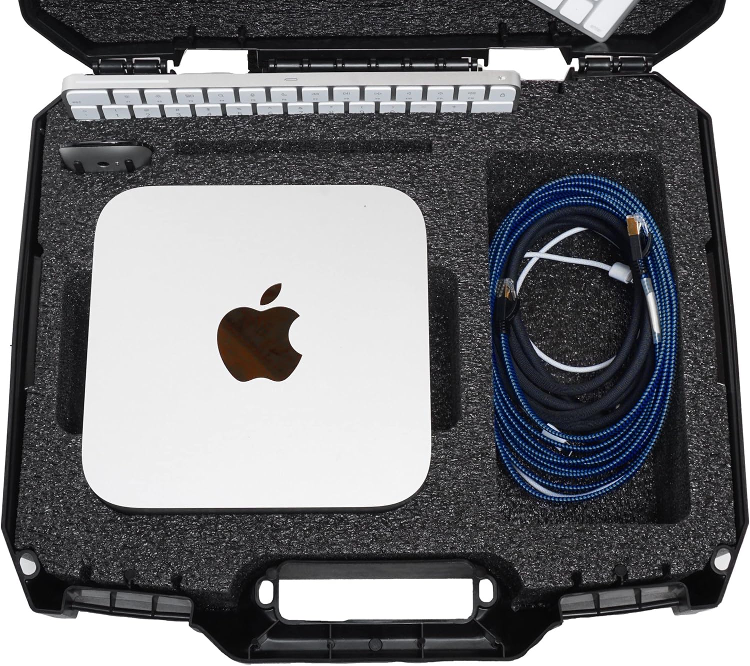 Case Club Hard-Sided Carry Case - Fits Apple Mac Studio, Magic Keyboard & Accessories - Rugged Lockable Travel & Storage Case