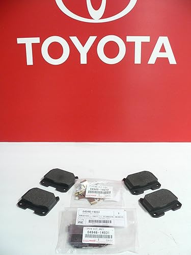 Toyota Pastillas de freno traseras Supra con kit de ajuste y cuñas