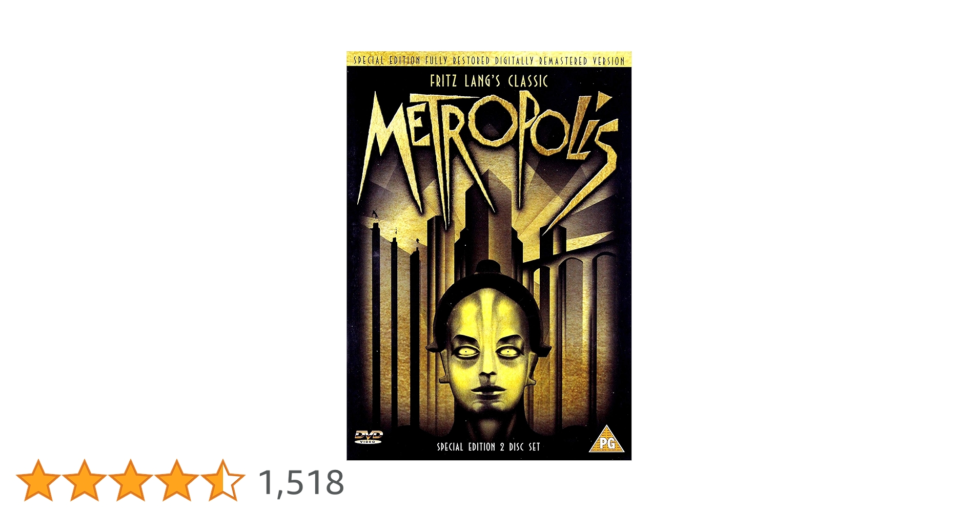 METROPOLIS DVDセット 2枚組 Metropolis - Two Disc Special Edition