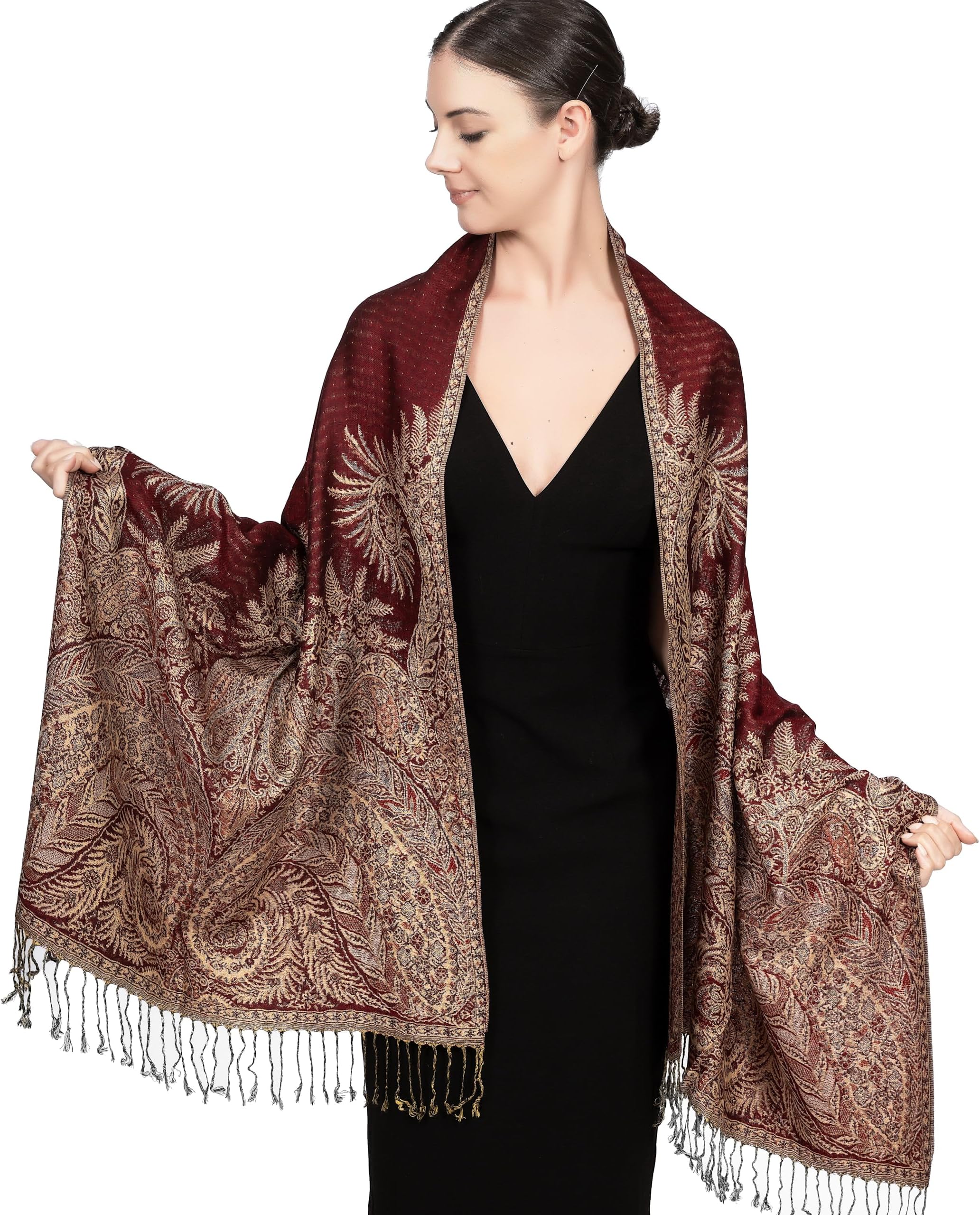 Achillea womens Bp-025 Pashmina Shawl