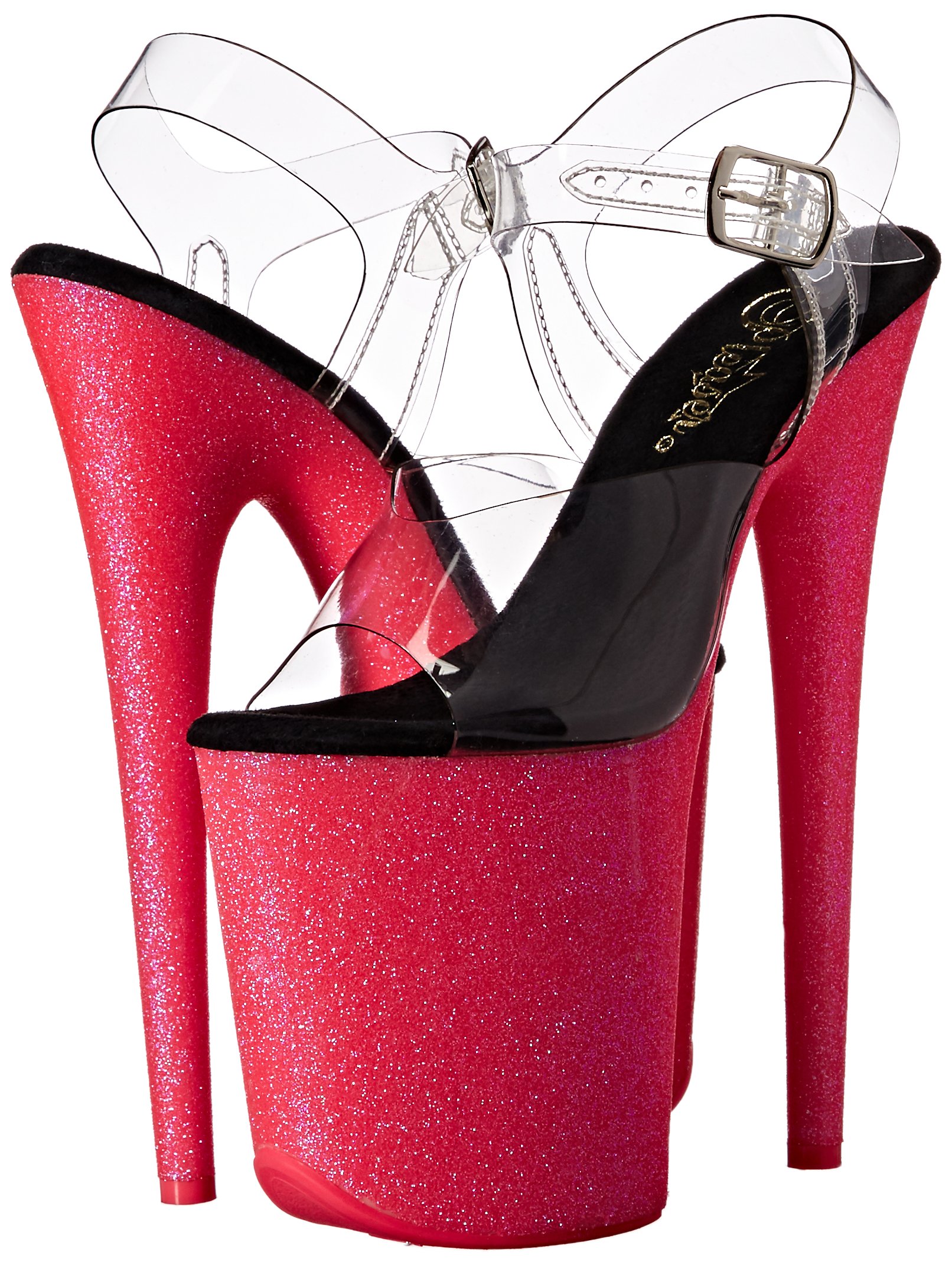 Pleaser Flamingo-808uvg, Sandalias Abiertas Mujer
