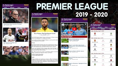 Livescore Premier League 2019 - 2020