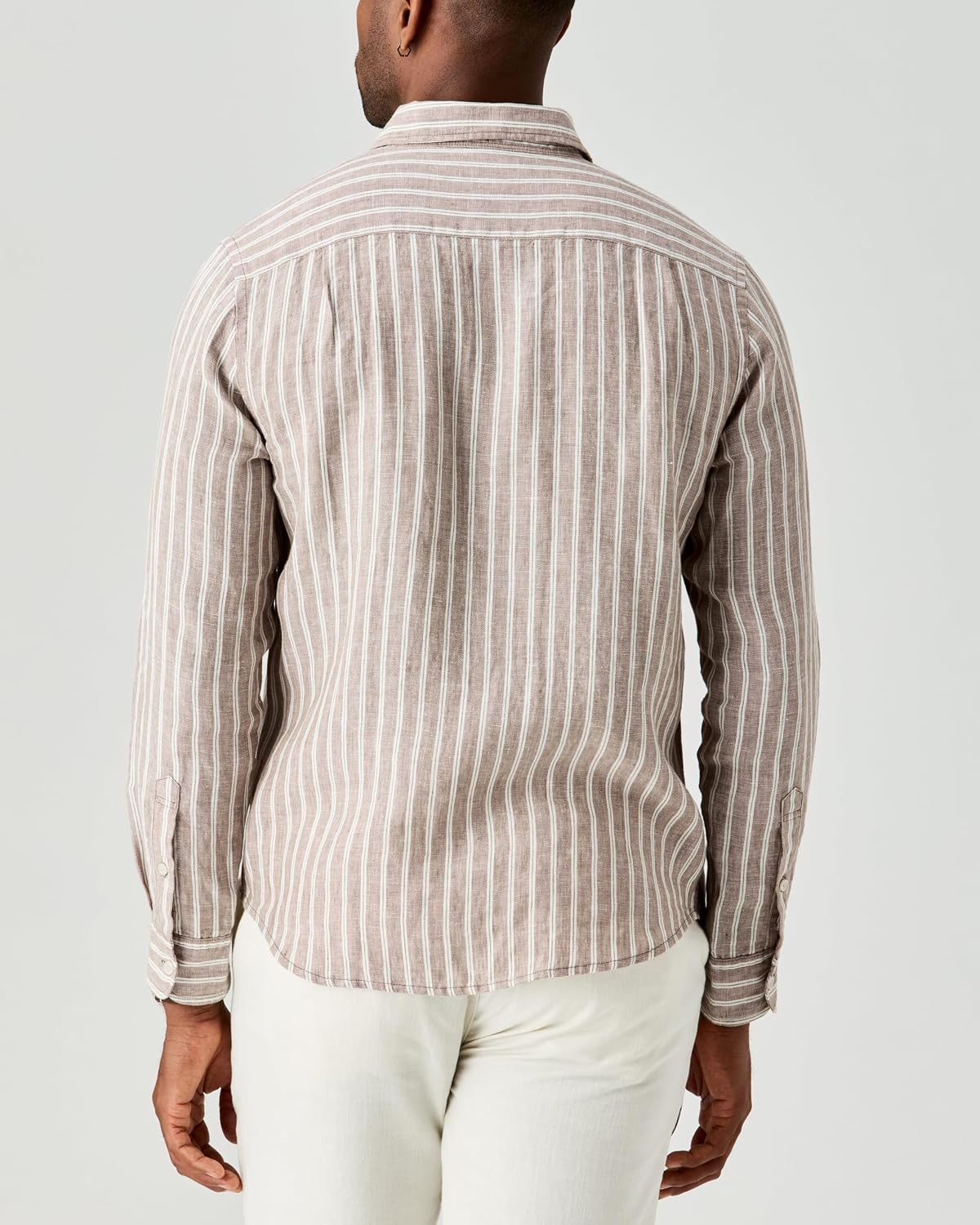 Huckberry Wills Isles Linen Shirt, Mens Button Down Summer Shirt