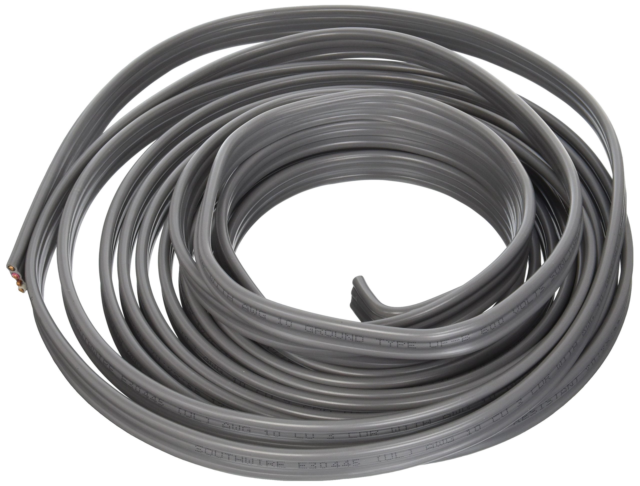 Woods13059125 25 ft. 10/3 Gray Solid CU UF-B W/G Cable; Feet